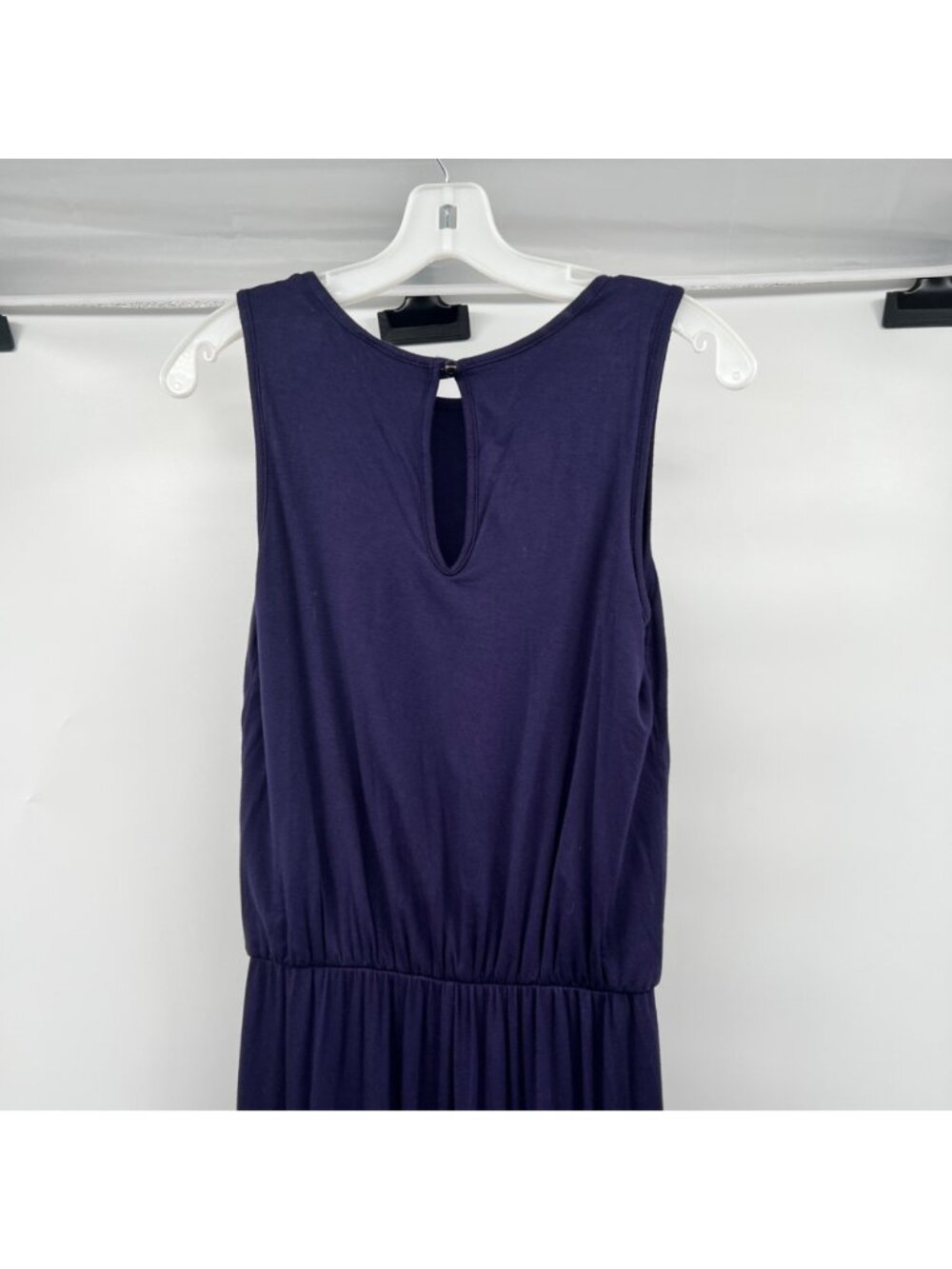 Beeson River Womens Wide Leg Jumpsuit Purple Sleeveless Size Small Pockets - Picture 6 of 9